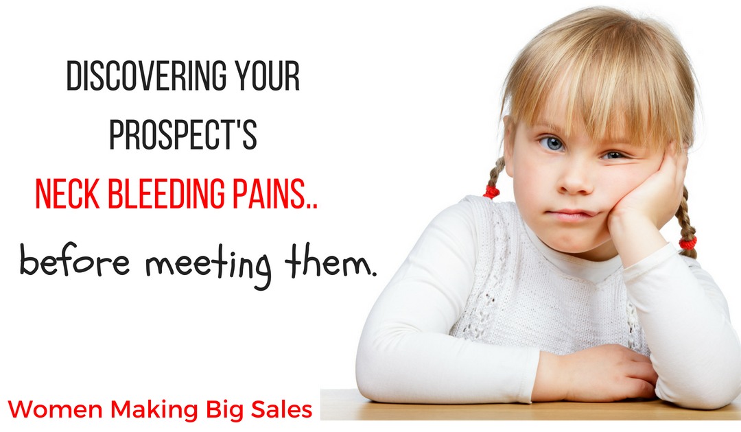 Discovering your prospect’s pain point… before meeting them.